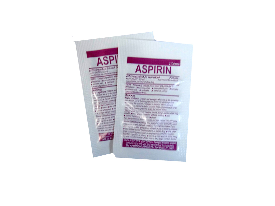 Aspirin Travel Size Pack