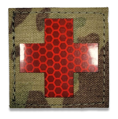 High-Vis Medical Cross Patch